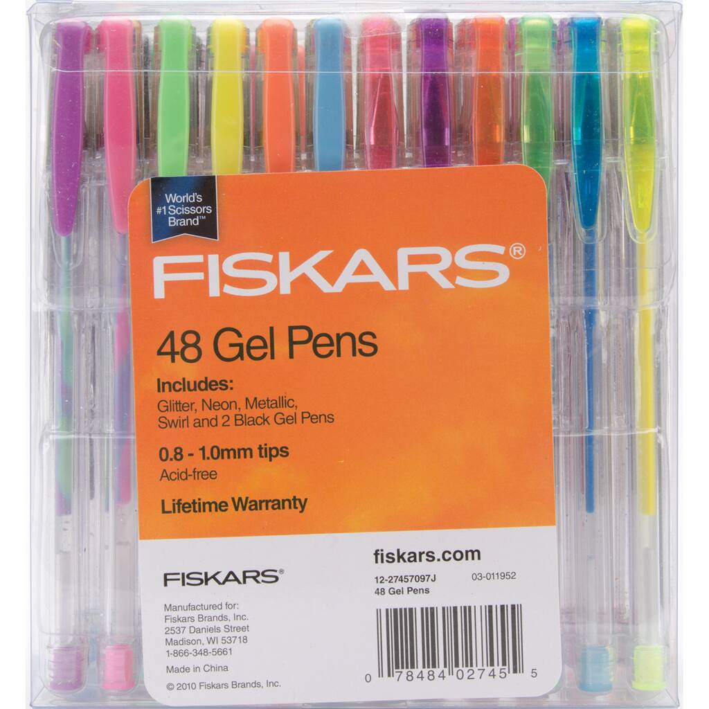 hanger Grens Geloofsbelijdenis Fiskars® Medium Point 0.8mm Gel Pen Set | Michaels